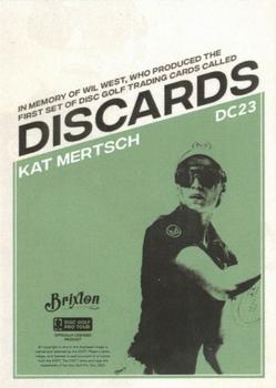 2023 Brixton Discards #23 Kat Mertsch Back